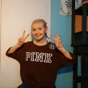 3 quarter sleeve shirt from pink